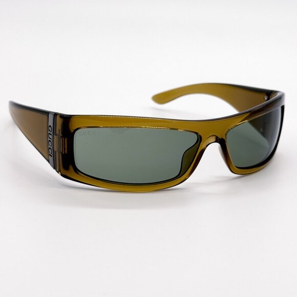 NEW GUCCI SUNGLASSES GG1492S 003 BROWN/GREEN UNISEX EYEWEAR main image 5